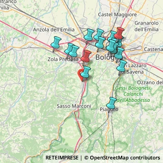Mappa Viale Giovanni XXIII, 40037 Sasso Marconi BO, Italia (7.42353)