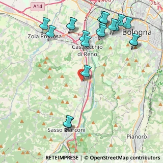 Mappa Viale Giovanni XXIII, 40037 Sasso Marconi BO, Italia (5.3745)