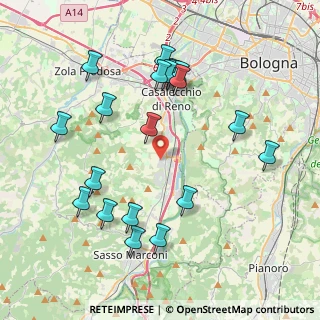 Mappa Viale Giovanni XXIII, 40037 Sasso Marconi BO, Italia (4.3315)