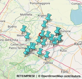 Mappa Via della Lavanda, 48024 Massa lombarda RA, Italia (11.126)