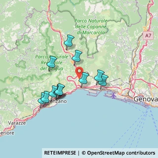 Mappa Via Poggio, 16010 Mele GE, Italia (6.43917)
