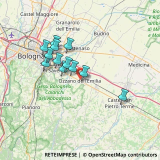 Mappa Viale Giovanni XXIII, 40064 Ozzano dell'Emilia BO, Italia (6.3425)