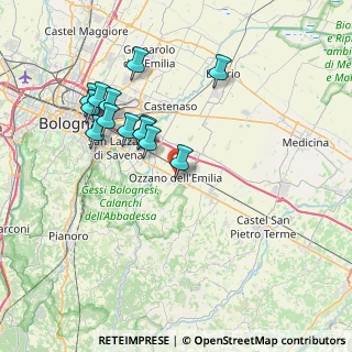 Mappa Via Fosse Ardeatine, 40064 Ozzano dell'Emilia BO, Italia (7.33231)