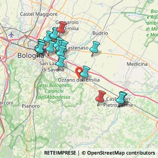 Mappa Viale Giovanni XXIII, 40064 Ozzano dell'Emilia BO, Italia (8.456)