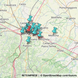 Mappa Via Fosse Ardeatine, 40064 Ozzano dell'Emilia BO, Italia (10.5105)
