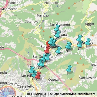 Mappa Via Piacenza 219 b-c rosso, 16010 Genova GE, Italia (1.798)