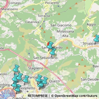 Mappa Via Piacenza 219 b-c rosso, 16010 Genova GE, Italia (3.54286)