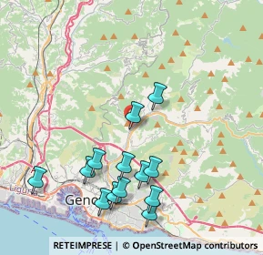 Mappa Via Piacenza 219 b-c rosso, 16010 Genova GE, Italia (4.22231)