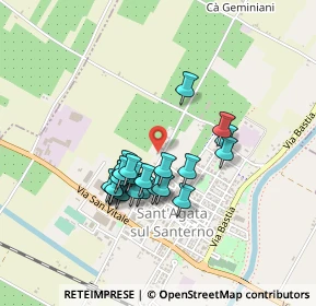 Mappa Via Belfiore, 48020 Sant'agata Sul Santerno RA, Italia (0.352)