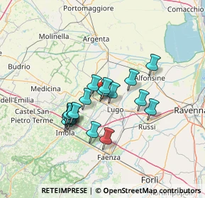 Mappa Via Belfiore, 48020 Sant'agata Sul Santerno RA, Italia (10.81944)