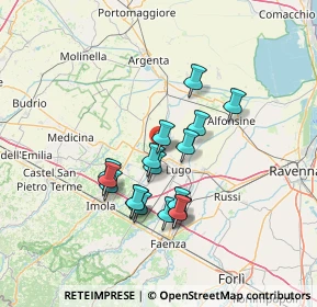Mappa Via Belfiore, 48020 Sant'agata Sul Santerno RA, Italia (11.61588)