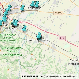Mappa Viale Sport, 40064 Ozzano dell'Emilia BO, Italia (5.8635)