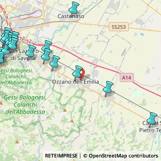 Mappa Viale Sport, 40064 Ozzano dell'Emilia BO, Italia (7.17)