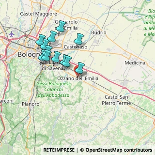 Mappa Via IV Novembre, 40064 Ozzano dell'Emilia BO, Italia (7.07167)