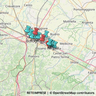 Mappa Palazzo Comunale, 40068 San Lazzaro di Savena BO, Italia (8.21833)
