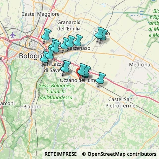 Mappa CAP, 40064 Ozzano dell'Emilia BO, Italia (5.97188)