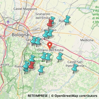 Mappa CAP, 40064 Ozzano dell'Emilia BO, Italia (7.87941)