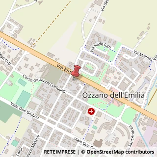 Mappa Via Emilia, 70, 40064 Ozzano dell'Emilia, Bologna (Emilia Romagna)