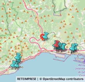 Mappa Via Ferriera, 16010 Mele GE, Italia (4.64267)