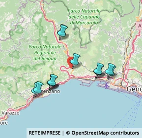 Mappa Via Ferriera, 16010 Mele GE, Italia (6.87286)