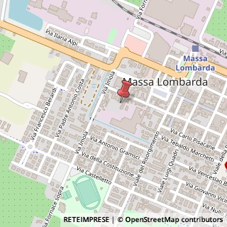 Mappa via Borgo Pescatori, 39, 48024 Massa Lombarda, Ravenna (Emilia Romagna)