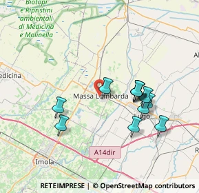 Mappa 48024 Massa lombarda RA, Italia (6.79167)