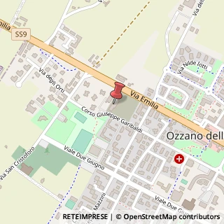 Mappa Corso Garibaldi, 11/13, 40064 Ozzano dell'Emilia, Bologna (Emilia Romagna)