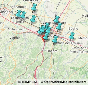 Mappa Via Longara, 40037 Borgonuovo BO, Italia (12.01714)