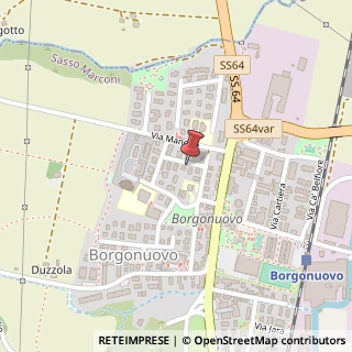 Mappa Via Longara, 8, 40037 Sasso Marconi, Bologna (Emilia Romagna)