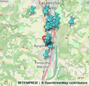 Mappa Via Longara, 40037 Borgonuovo BO, Italia (1.342)