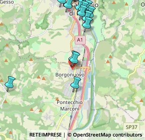 Mappa Via Longara, 40037 Borgonuovo BO, Italia (2.7605)