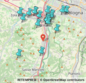 Mappa Via Longara, 40037 Borgonuovo BO, Italia (4.3195)