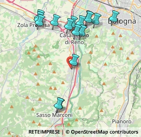 Mappa Via Longara, 40037 Borgonuovo BO, Italia (4.59875)