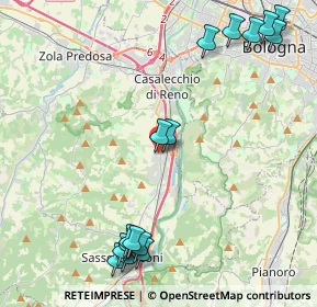 Mappa Via Longara, 40037 Borgonuovo BO, Italia (5.525)