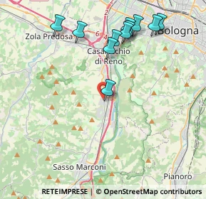 Mappa Via Longara, 40037 Borgonuovo BO, Italia (4.48727)