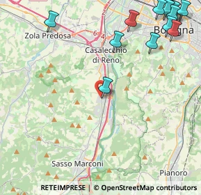 Mappa Via Longara, 40037 Borgonuovo BO, Italia (6.32692)