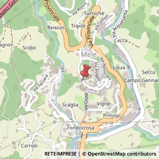 Mappa Via del Piano,  8, 16010 Mele, Genova (Liguria)
