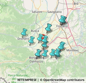 Mappa Via villafalletto, 12100 Cuneo CN, Italia (11.85158)