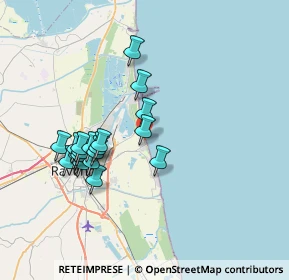 Mappa Lungo Mare Cristoforo Colombo, 48122 Punta Marina RA, Italia (6.8785)