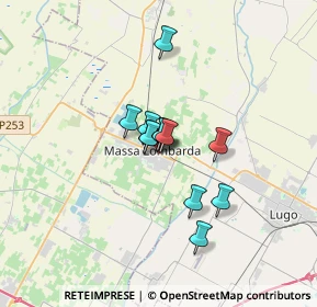 Mappa Via Bonvicini Adolfo, 48024 Massa Lombarda RA, Italia (2.09667)