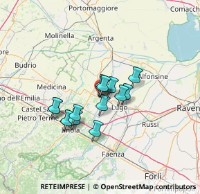 Mappa Via Bonvicini Adolfo, 48024 Massa Lombarda RA, Italia (9.33667)