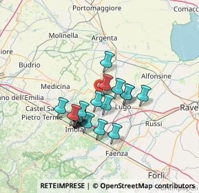 Mappa Via delle Campanelle, 48024 Massa Lombarda RA, Italia (10.7085)