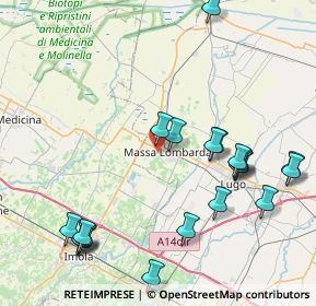 Mappa Via delle Campanelle, 48024 Massa Lombarda RA, Italia (9.764)
