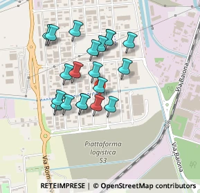 Mappa Via G.Zanardelli, 48123 Ravenna RA, Italia (0.3825)