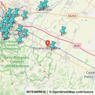 Mappa Parco di, 40064 Ozzano dell'Emilia BO, Italia (7.1085)