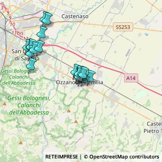 Mappa Parco di, 40064 Ozzano dell'Emilia BO, Italia (3.413)