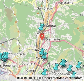 Mappa Via Rivarolo, 16161 Genova GE, Italia (3.39786)