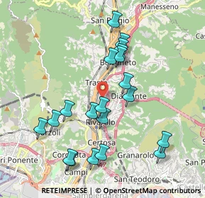 Mappa Via Rivarolo, 16161 Genova GE, Italia (1.9865)