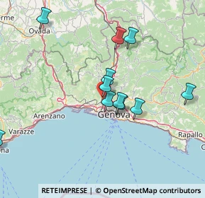 Mappa Via Alcide de Gasperi, 16161 Campomorone GE, Italia (14.17091)