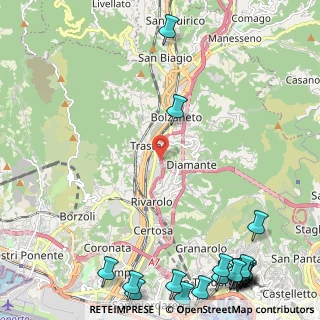 Mappa Autostrada dei Giovi, 16161 Genova GE, Italia (3.8145)
